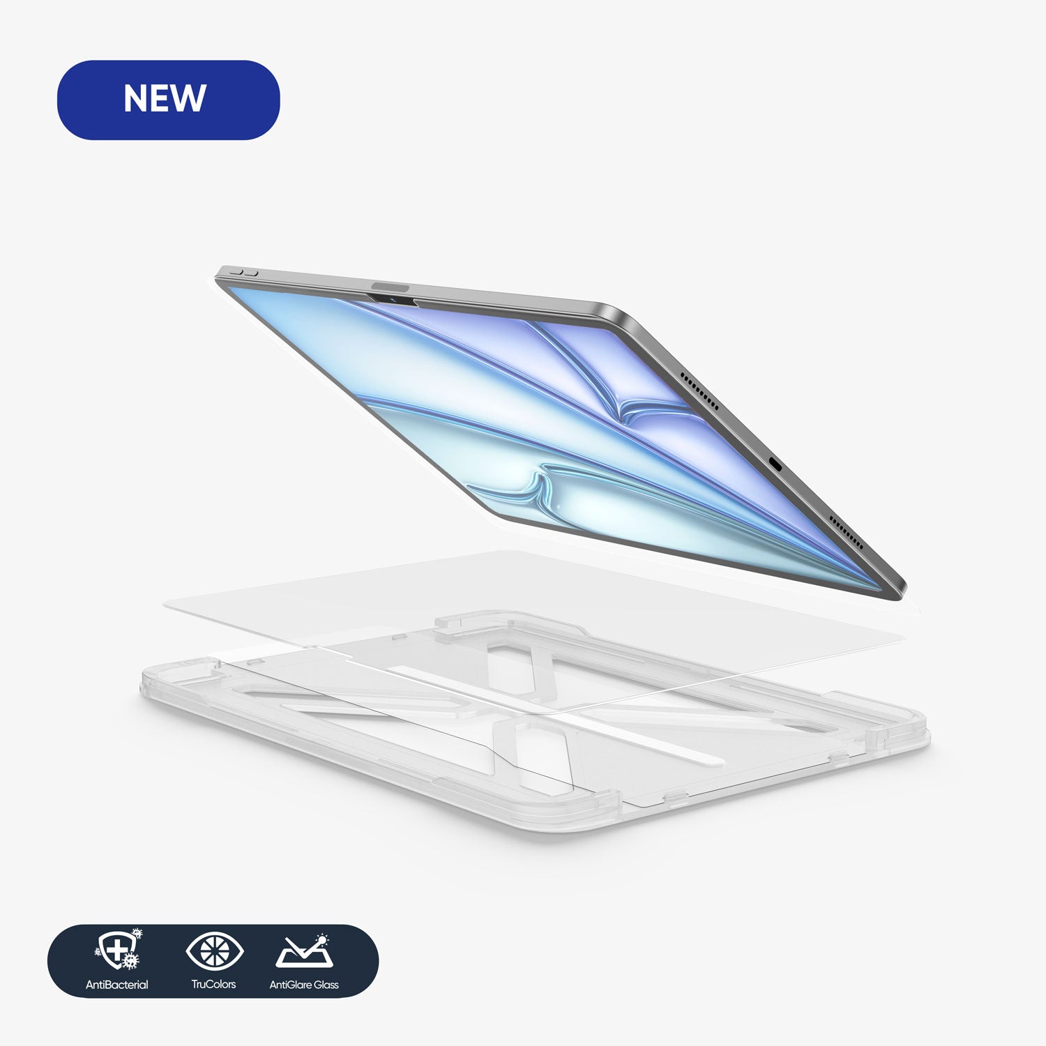 ONETIME NanoArmour 11-inch iPad Air 6 Anti-Glare Matte Screen Protector (2024)