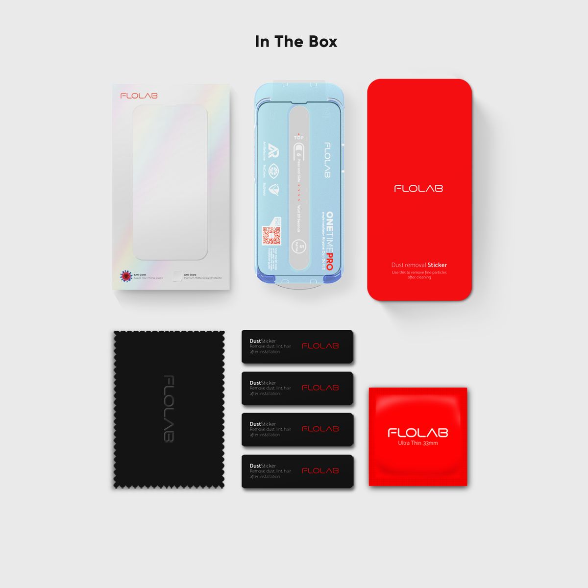 NanoArmour for iPhone 13 Screen Protector Anti-Dust Edge-to-Edge Blue Light Blocker(Upgraded to ONETIME PRO)