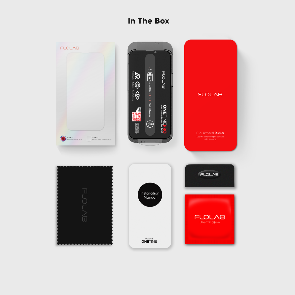 NanoArmour ONETIME PRO Privacy Anti Reflective 3D Infinity Edge – iPhone 17 Series