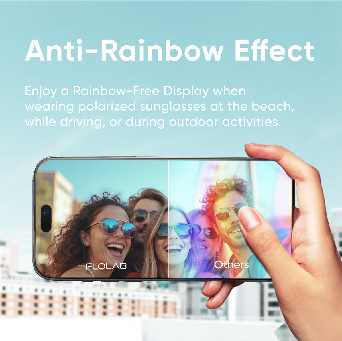NanoArmour ONETIME PRO Anti Reflective PolarSpectra Infinity Edge Case-Friendly – for iPhone 18 Series