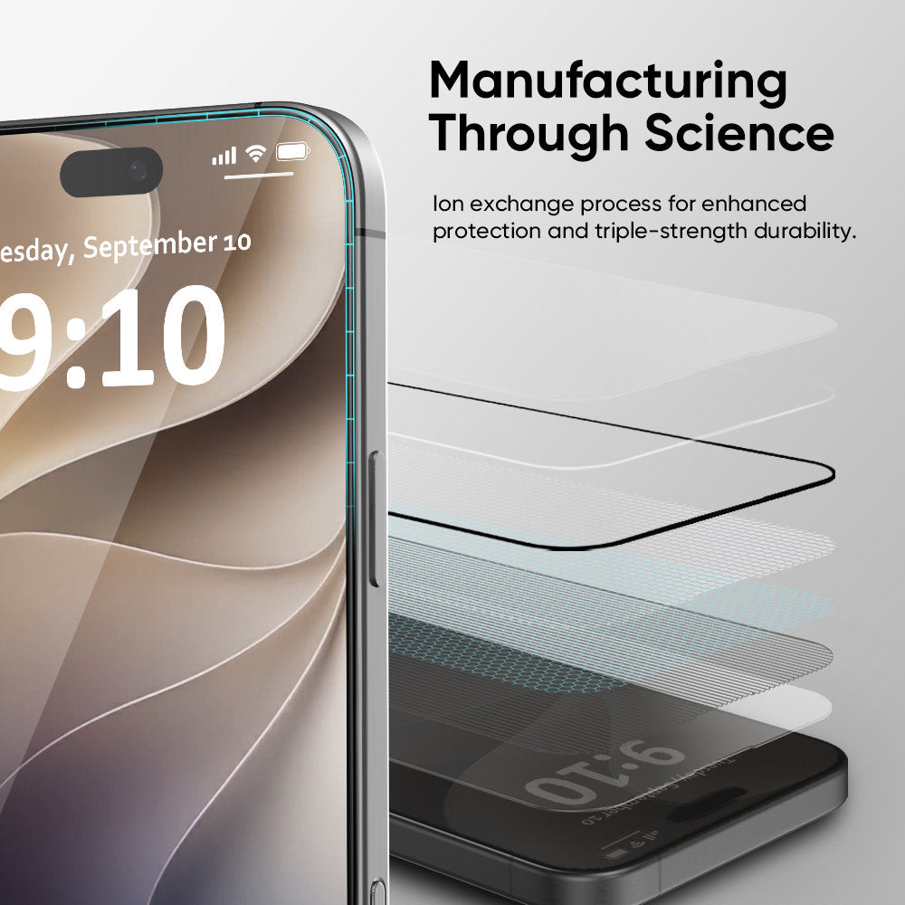 NanoArmour ONETIME PRO Anti Reflective PolarSpectra Infinity Edge Case-Friendly – for iPhone 18 Series
