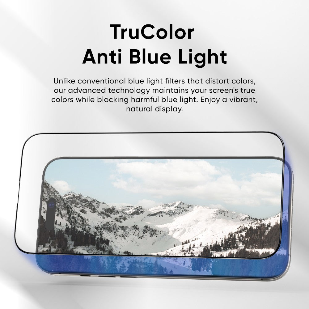 NanoArmour ONETIME MAX Blue Light ClearVue – iPhone 16 Series