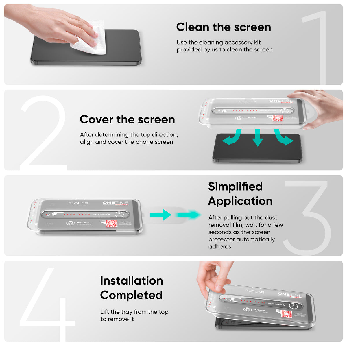 FLOLAB NanoArmour ONETIME 2-Pack Ultra Clear – Samsung Galaxy S25 Edge