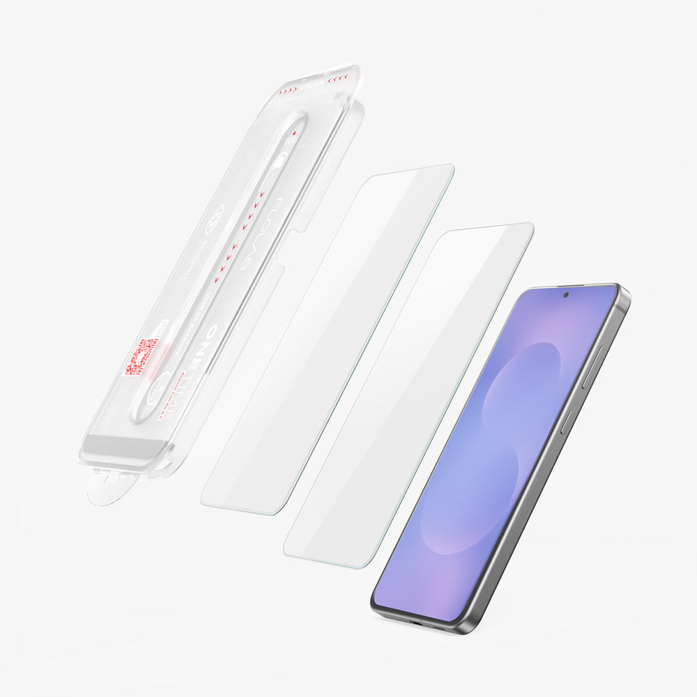 FLOLAB NanoArmour ONETIME 2-Pack Ultra Clear – Samsung Galaxy S25 Edge