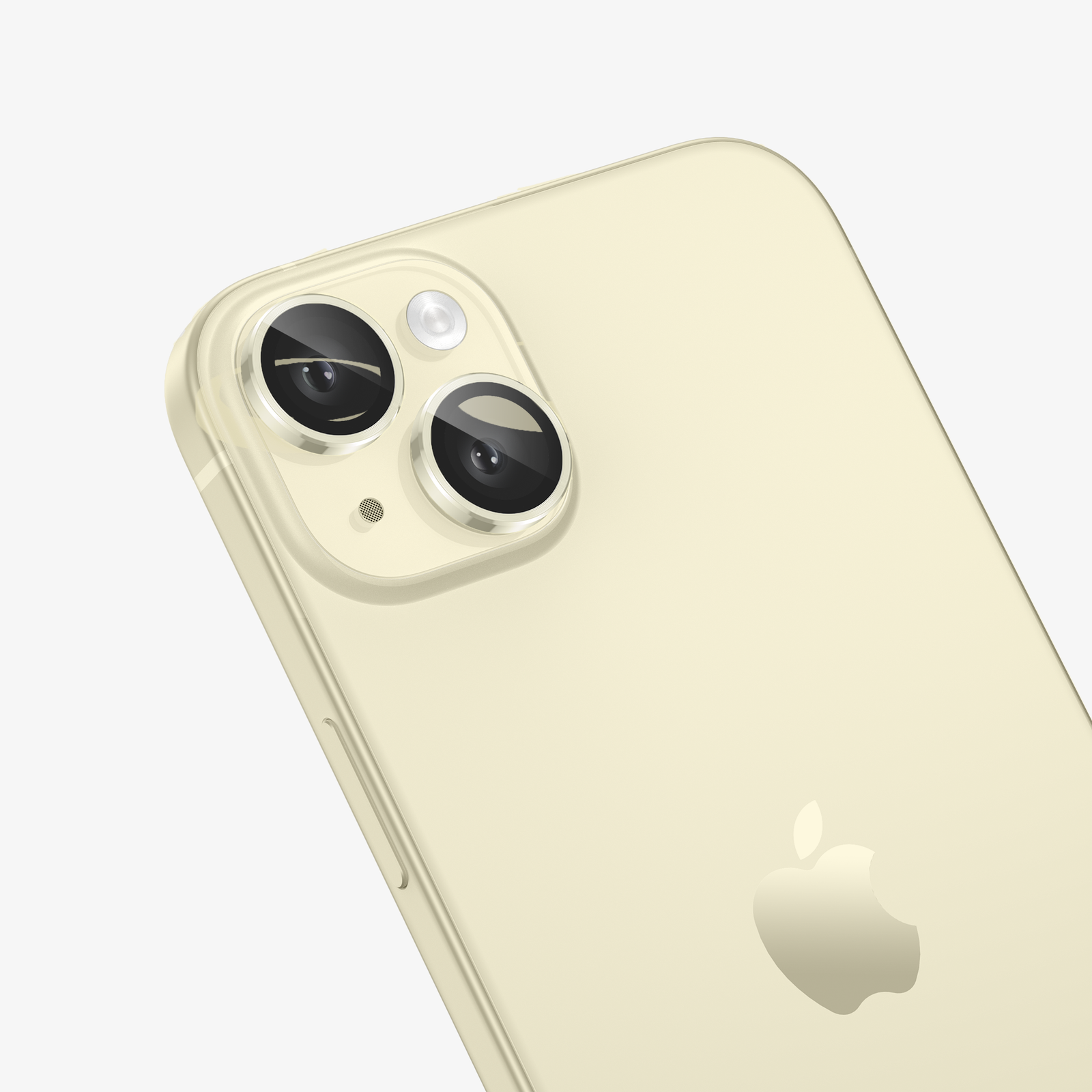 FLOLAB NanoArmour Camera Protector Anti Reflective – iPhone 15 / 15 Plus (Yellow)