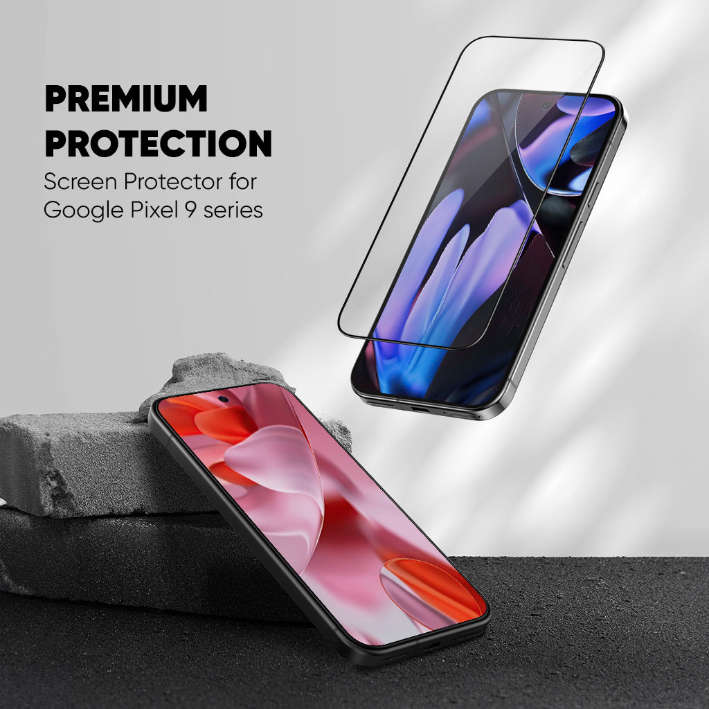 NanoArmour for Google Pixel 9 Screen Protector - Edge-to-Edge, Anti-Static, TruColor