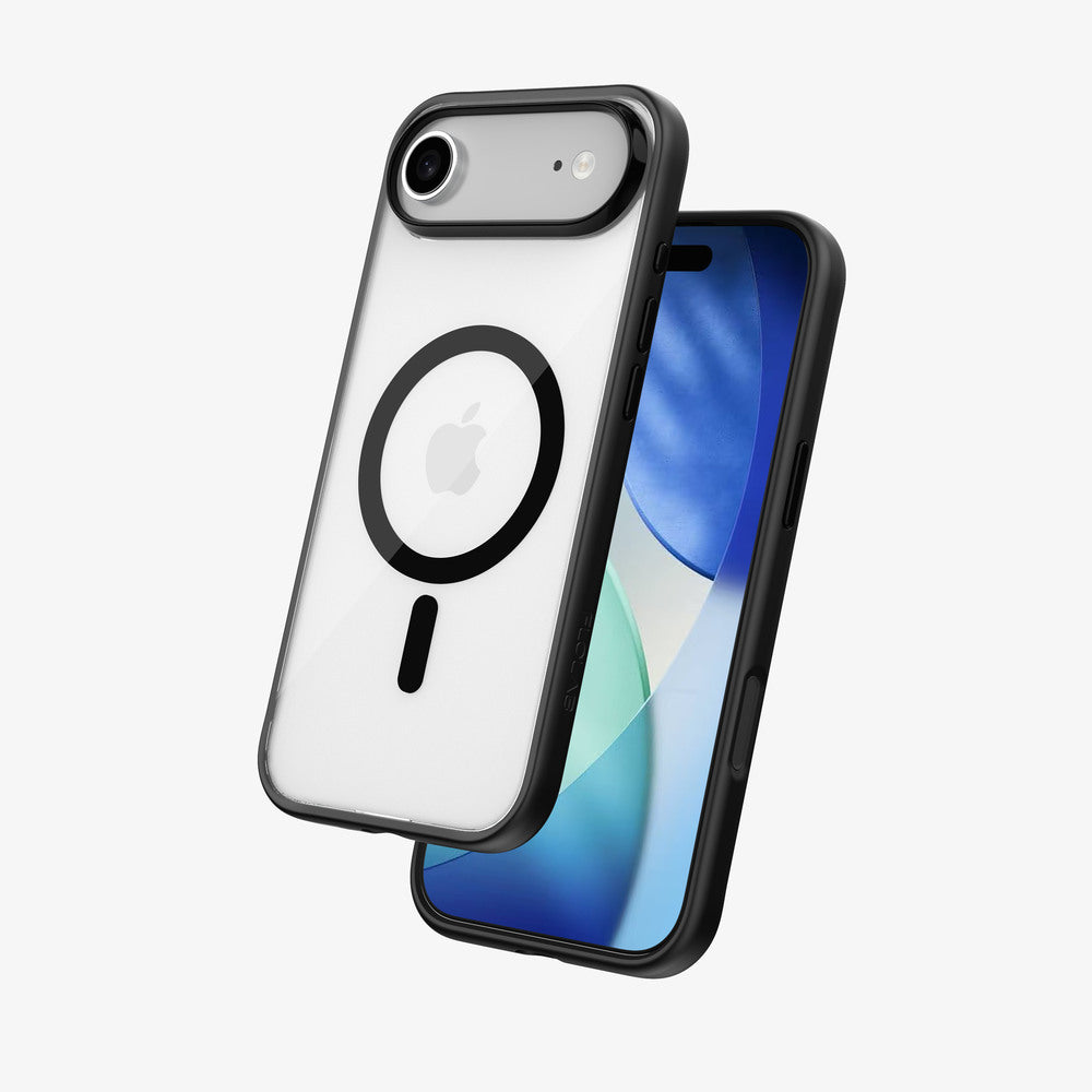 FLOLAB Surtect Tri-Fusion MagSafe Compatible Case – iPhone 17 Series (Black Clear)