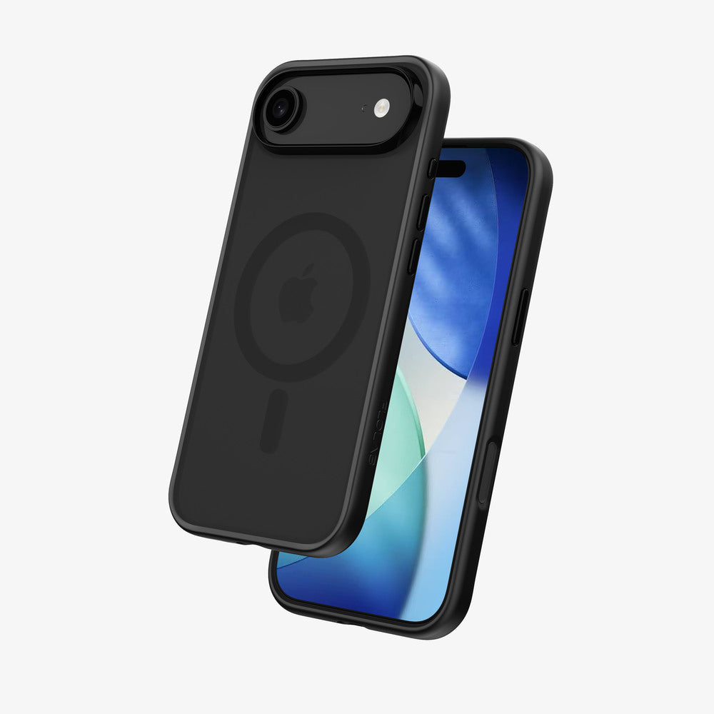 FLOLAB Surtect Tri-Fusion MagSafe Compatible Case – iPhone 17 Series (Matte Black Frost)