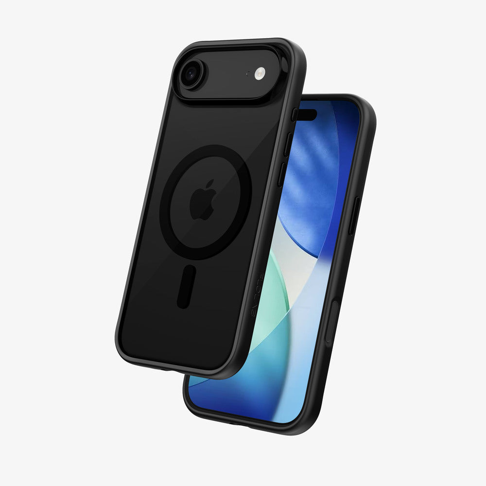 FLOLAB Surtect Tri-Fusion MagSafe Compatible Case – iPhone 17 Series (Stealth Black Clear)