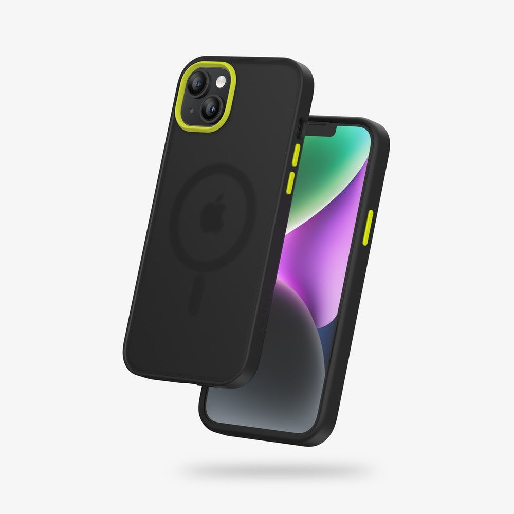 FLOLAB Surtect Tri-Fusion MagSafe Compatible Case – iPhone 14 Series (Stealth Black Frost)