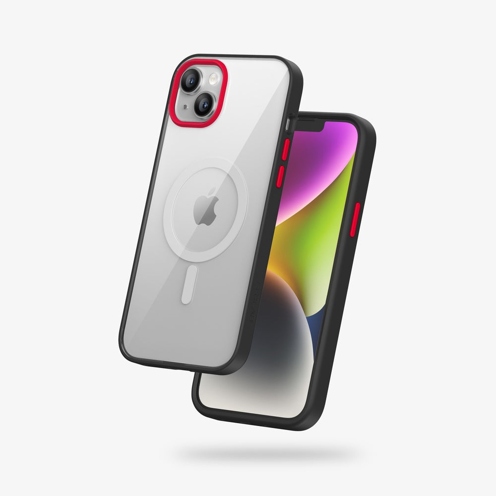 FLOLAB Surtect Tri-Fusion MagSafe Compatible Case – iPhone 14 Series (Black Clear)