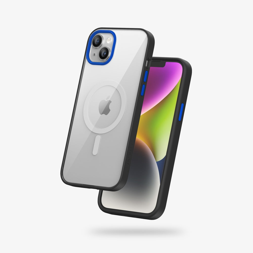 FLOLAB Surtect Tri-Fusion MagSafe Compatible Case – iPhone 14 Series (Black Clear)