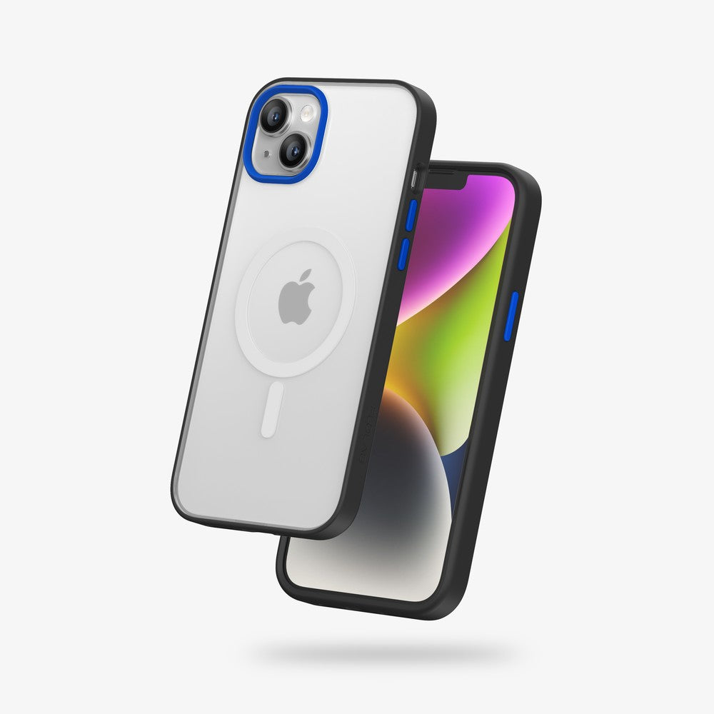 FLOLAB Surtect Tri-Fusion MagSafe Compatible Case – iPhone 14 Series (Black Frost)