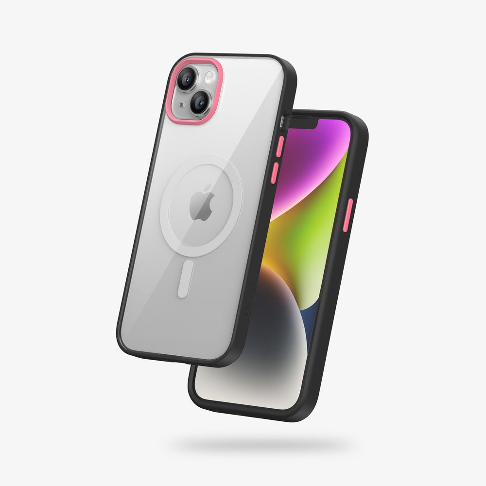 FLOLAB Surtect Tri-Fusion MagSafe Compatible Case – iPhone 14 Series (Black Clear)