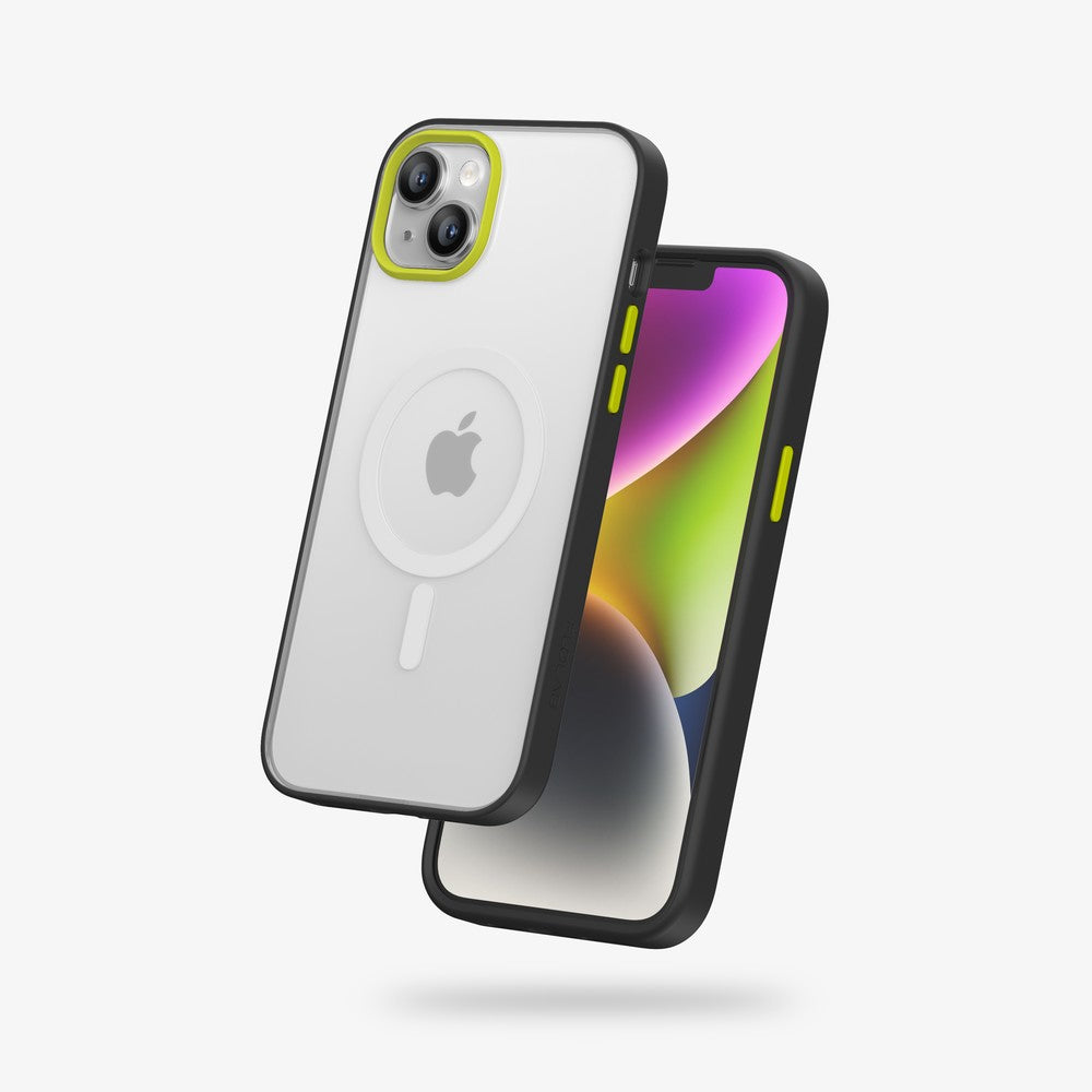 FLOLAB Surtect Tri-Fusion MagSafe Compatible Case – iPhone 14 Series (Black Frost)