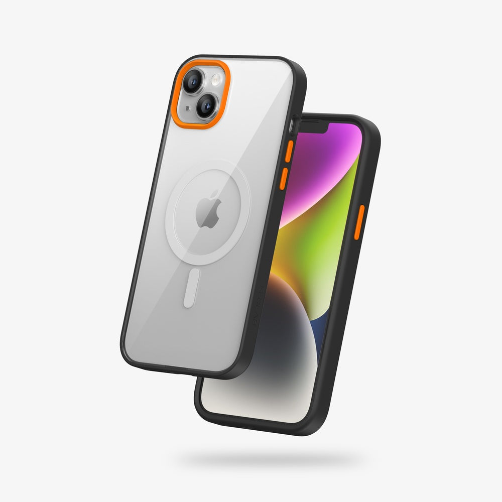 FLOLAB Surtect Tri-Fusion MagSafe Compatible Case – iPhone 14 Series (Black Clear)