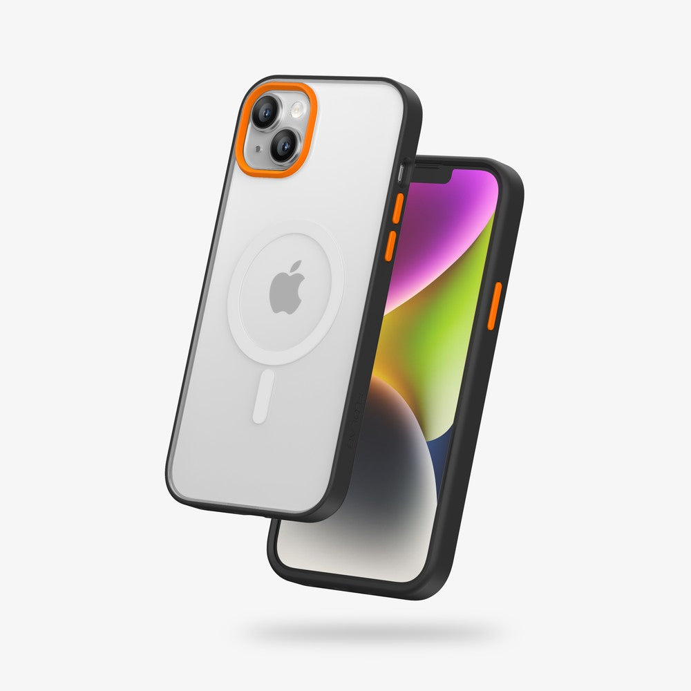 FLOLAB Surtect Tri-Fusion MagSafe Compatible Case – iPhone 14 Series (Black Frost)