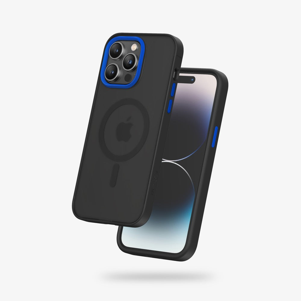 FLOLAB Surtect Tri-Fusion MagSafe Compatible Case – iPhone 14 Series (Stealth Black Frost)