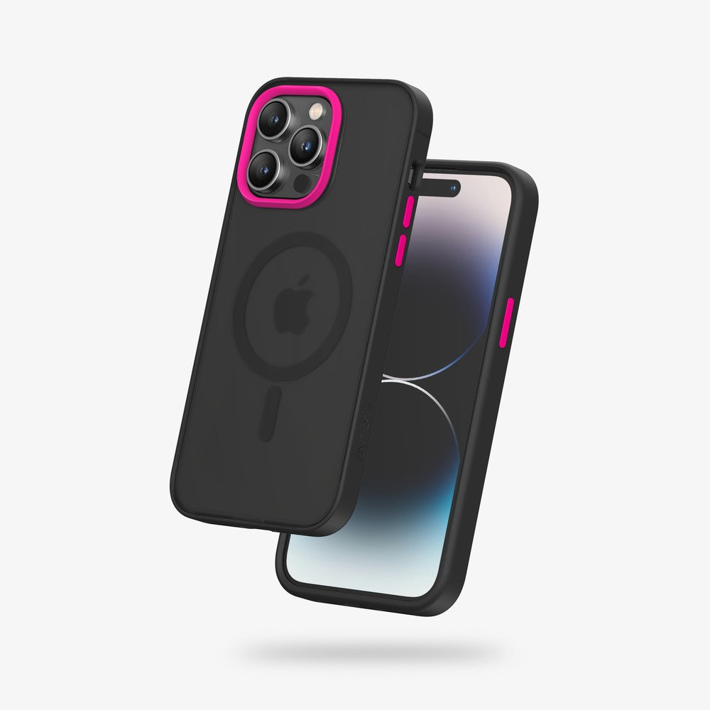 FLOLAB Surtect Tri-Fusion MagSafe Compatible Case – iPhone 14 Series (Stealth Black Frost)