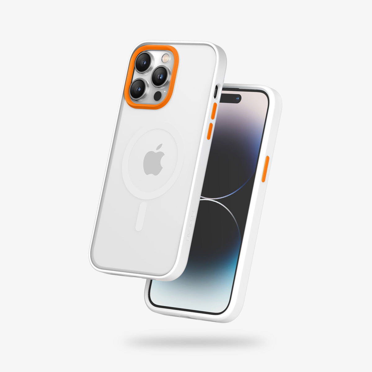 FLOLAB Surtect Tri-Fusion MagSafe Compatible Case – iPhone 14 Series (White Frost)