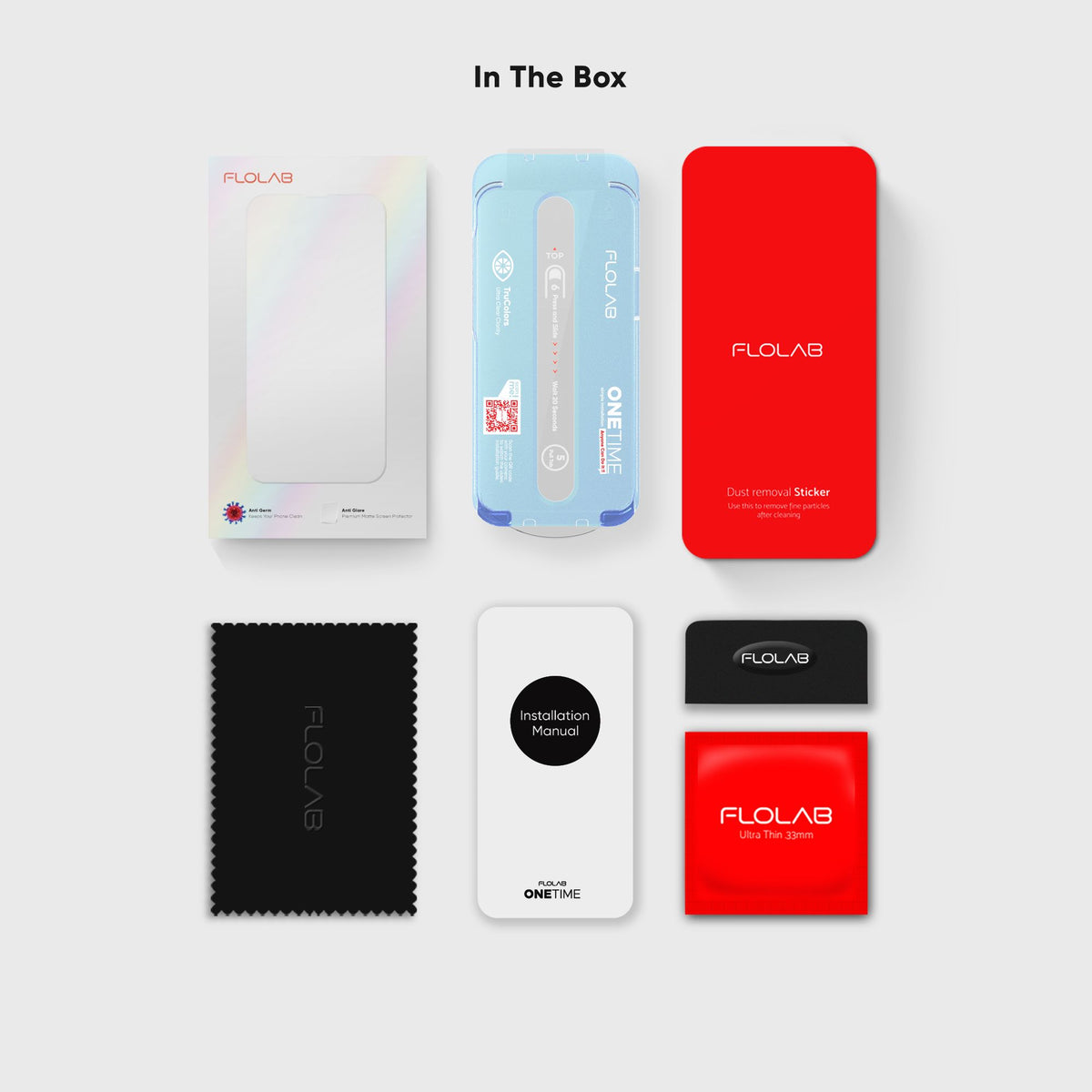 NanoArmour ONETIME 2-Pack Ultra Clear Infinity Edge Case-Friendly – iPhone 17 Series