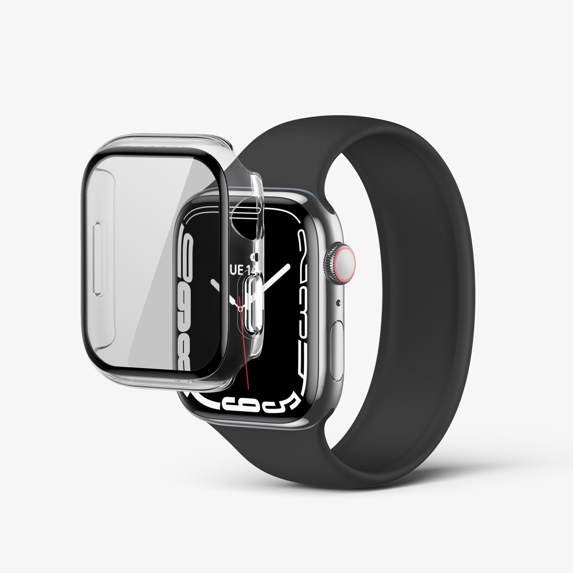 NanoArmour Apple Watch Bumper + Glass Hybrid Case