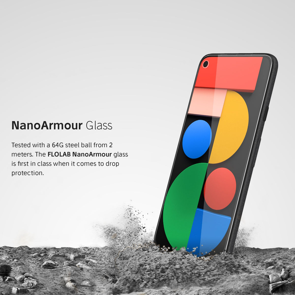 NanoArmour for Google Pixel 5 Best Screen Protector Case Friendly