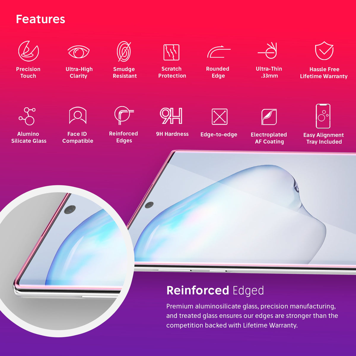 NanoArmour for Samsung Galaxy Note 10 Plus Best Screen Protector