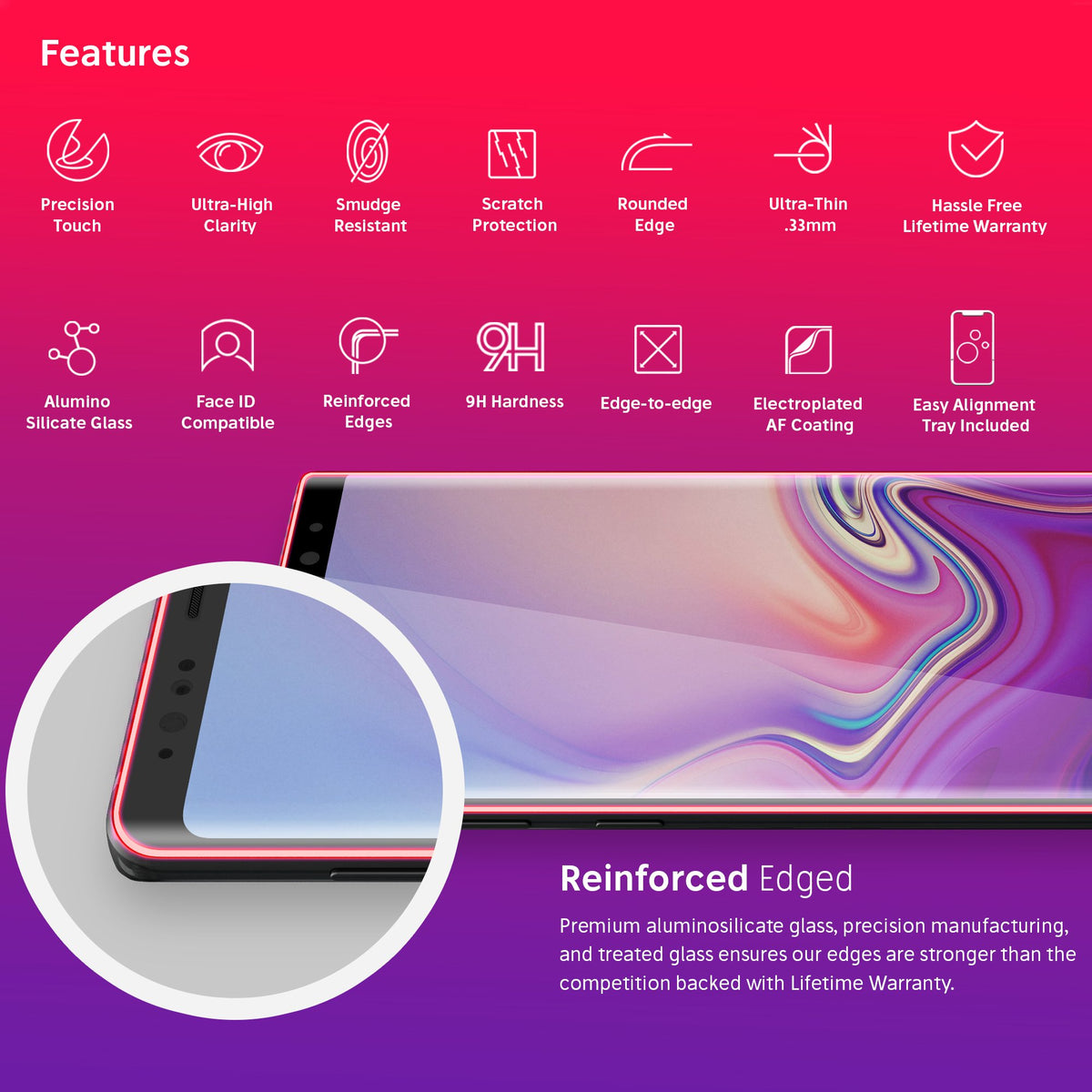 NanoArmour Best Screen Protector for Note 9