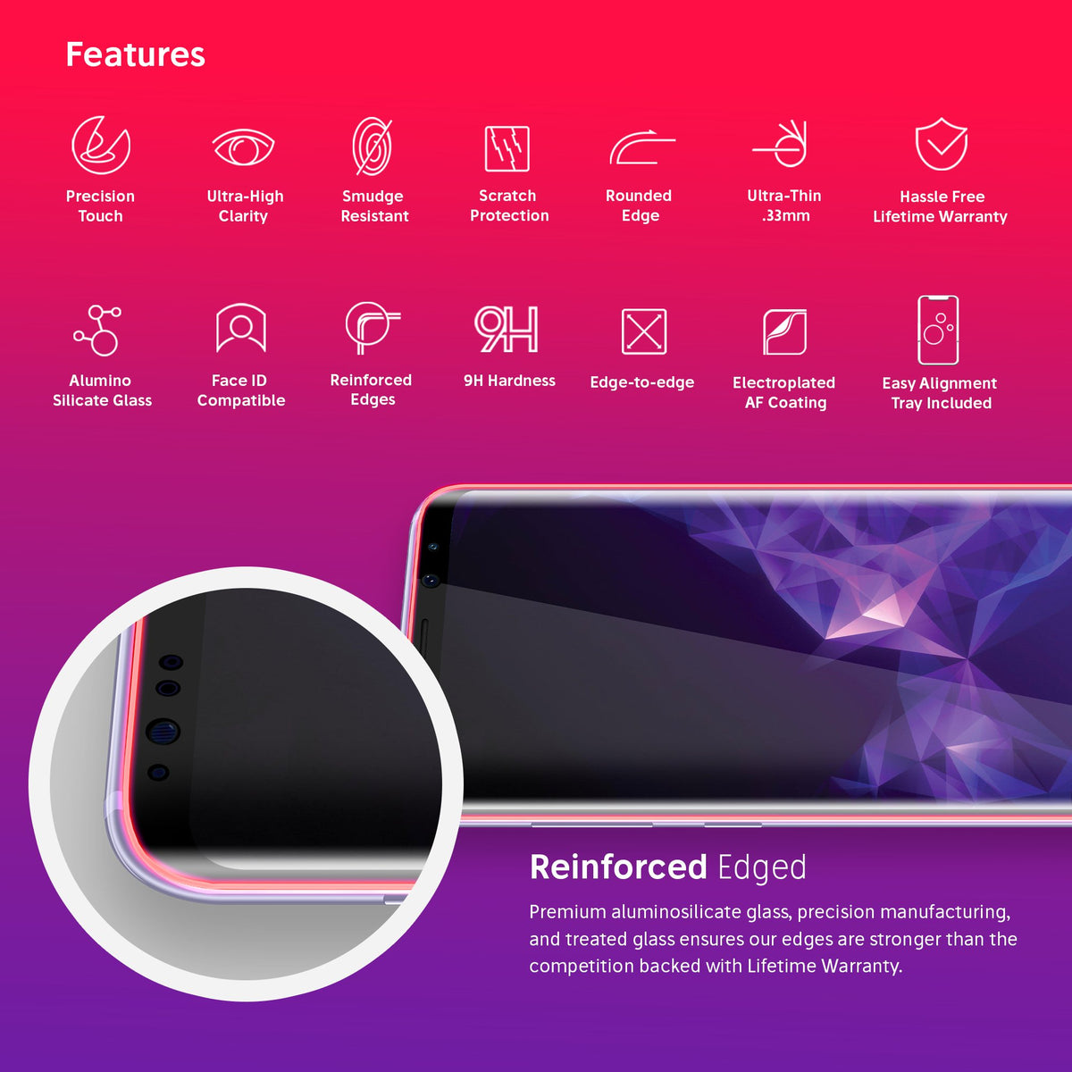 NanoArmour for Samsung Galaxy S9 Plus Screen Protector