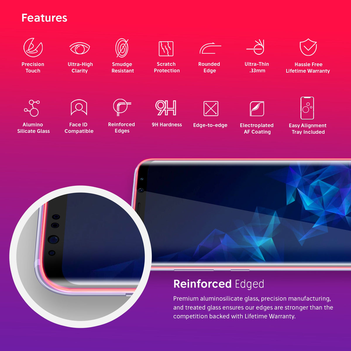 NanoArmour for Samsung Galaxy S9 Screen Protector