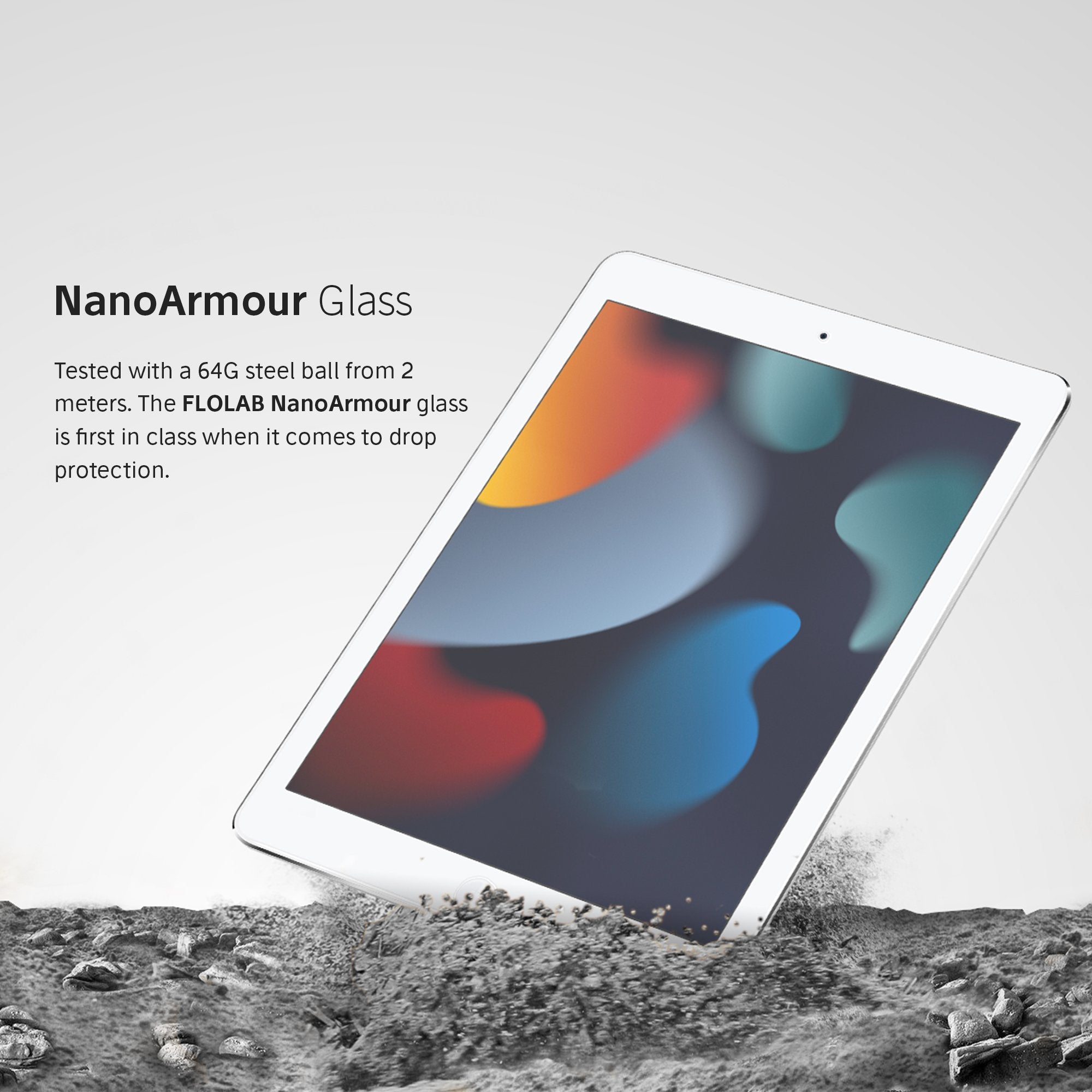 iPad 9th Gen Matte Screen Protector FLOLAB Anti-Glare