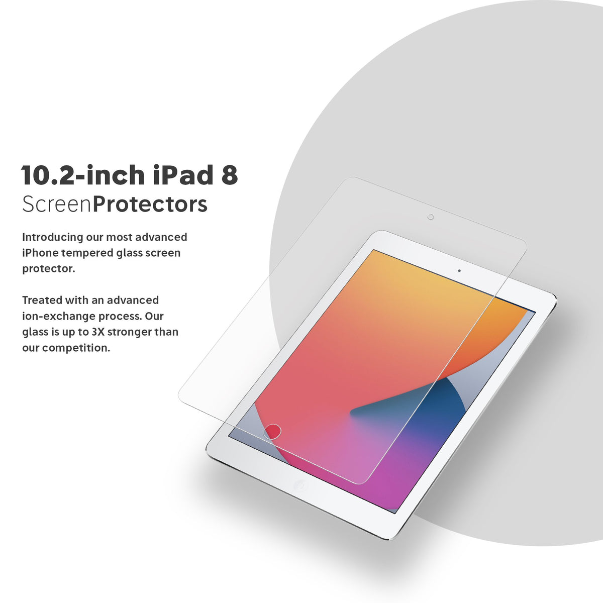 NanoArmour for iPad 8 Anti-Blue light Screen Protector (2020) 10.2-inch