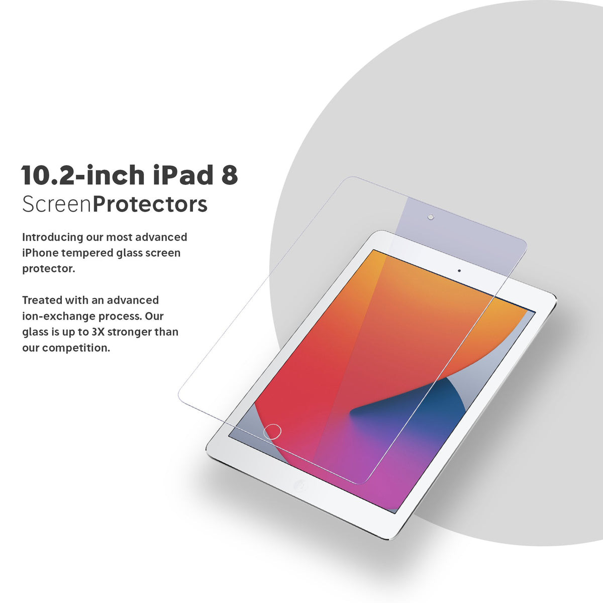 NanoArmour for iPad 8 Anti-Blue light Screen Protector (2020) 10.2-inch