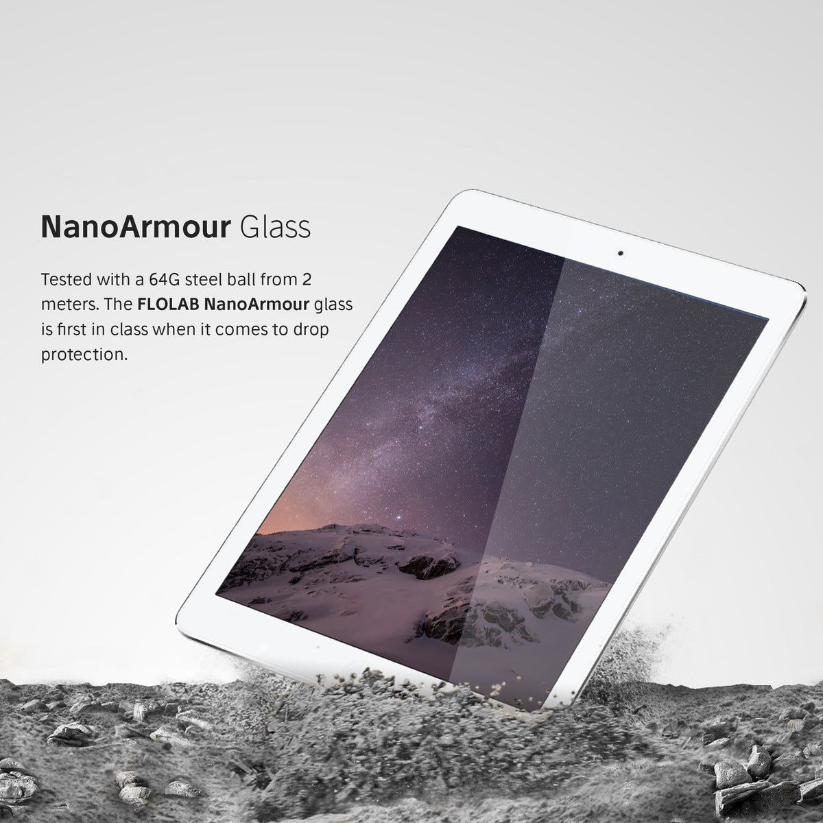 NanoArmour for 9.7-inch iPad air 2 / 1 Screen Protector