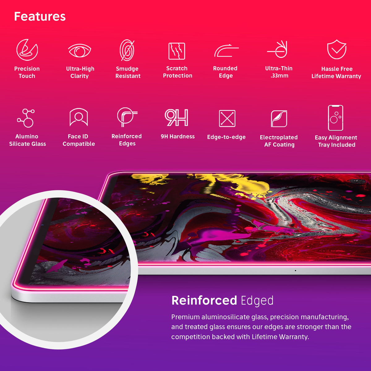 NanoArmour for 11-inch iPad Pro Screen Protector 2018-2020