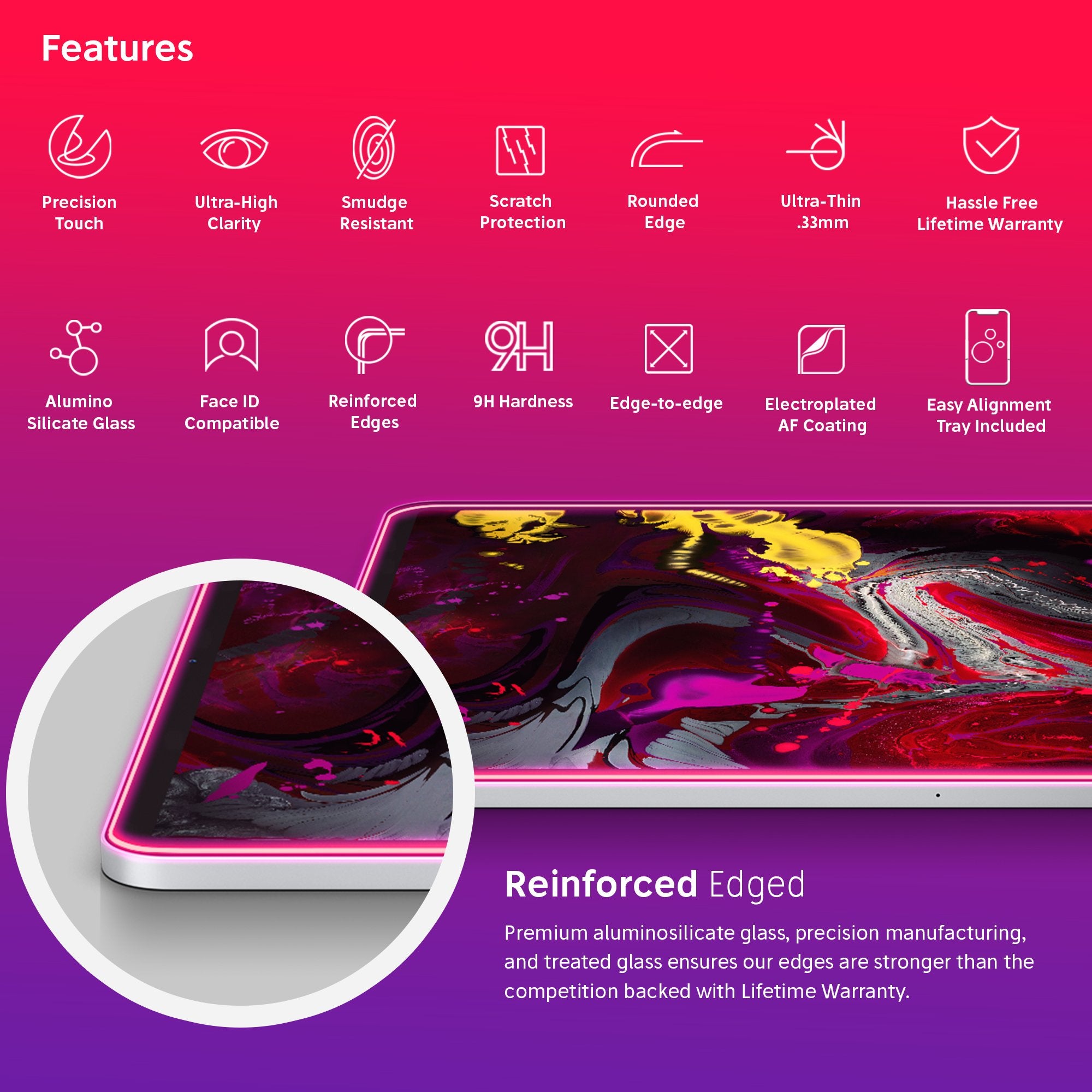 NanoArmour 11-inch iPad Pro Anti-Glare Screen Protector 2018-2020