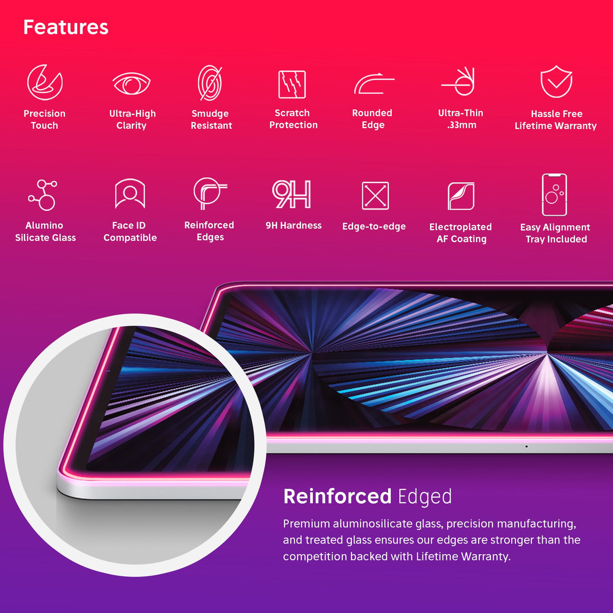 NanoArmour 11-inch for iPad Pro 2021 Anti-Glare Matte Screen Protector