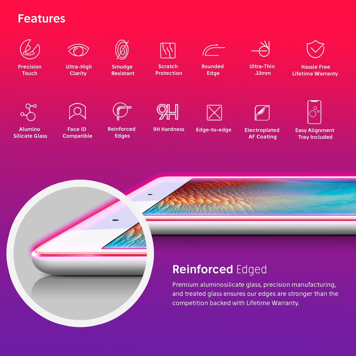 NanoArmour for iPad mini 4 Anti-Blue light Screen Protector (7.9-inch)