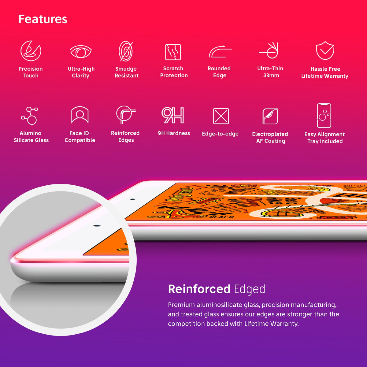 NanoArmour 7.9-inch for iPad mini 5 Anti-Glare Matte Screen Protector