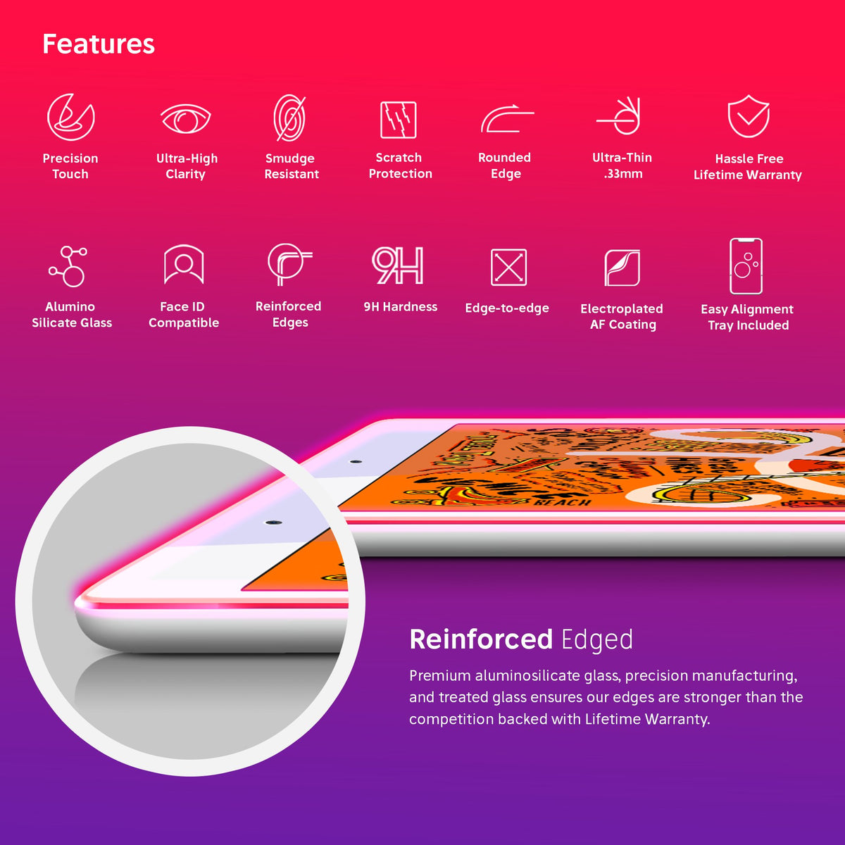 NanoArmour for iPad mini 5 Anti-Blue light Screen Protector (7.9-inch)