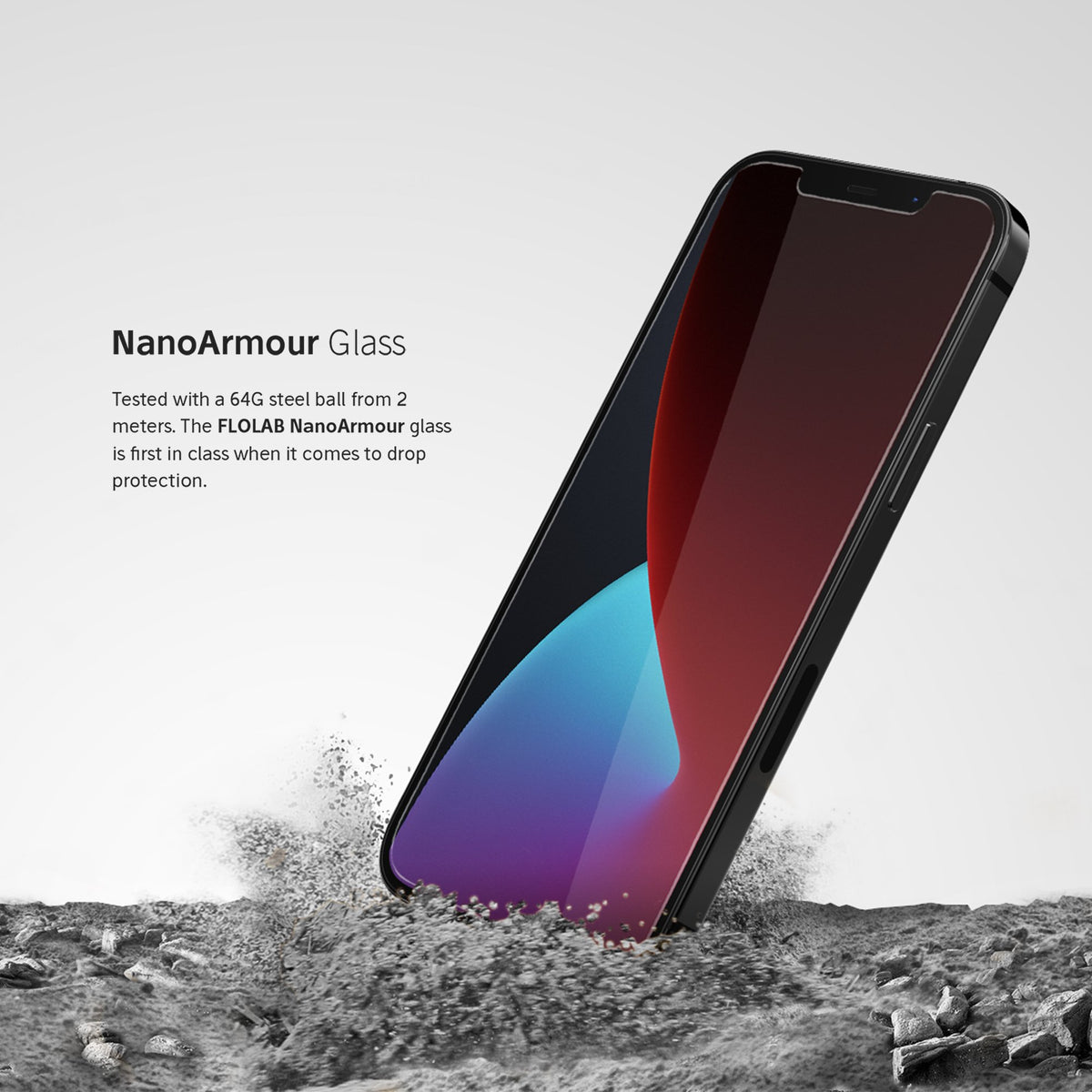 NanoArmour for iPhone 12 Pro Max Best Screen Protector Case Friendly