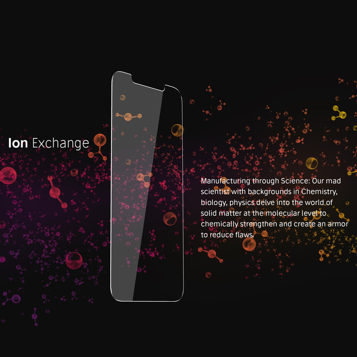 NanoArmour for iPhone 12 Pro Best Screen Protector Antimicrobial Case Friendly