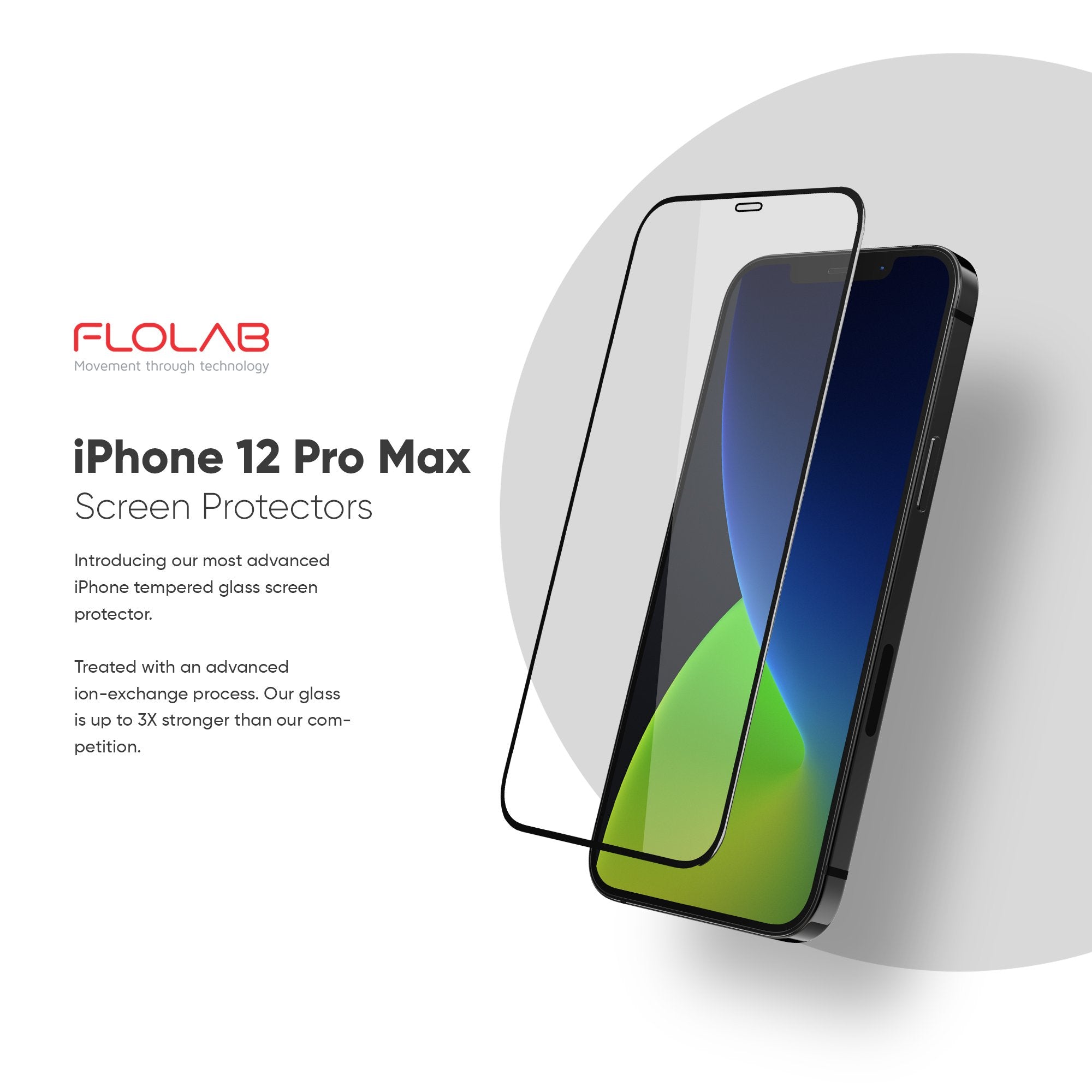 FLOLAB I Best iPhone 12 Full Cover Privacy Screen Protector