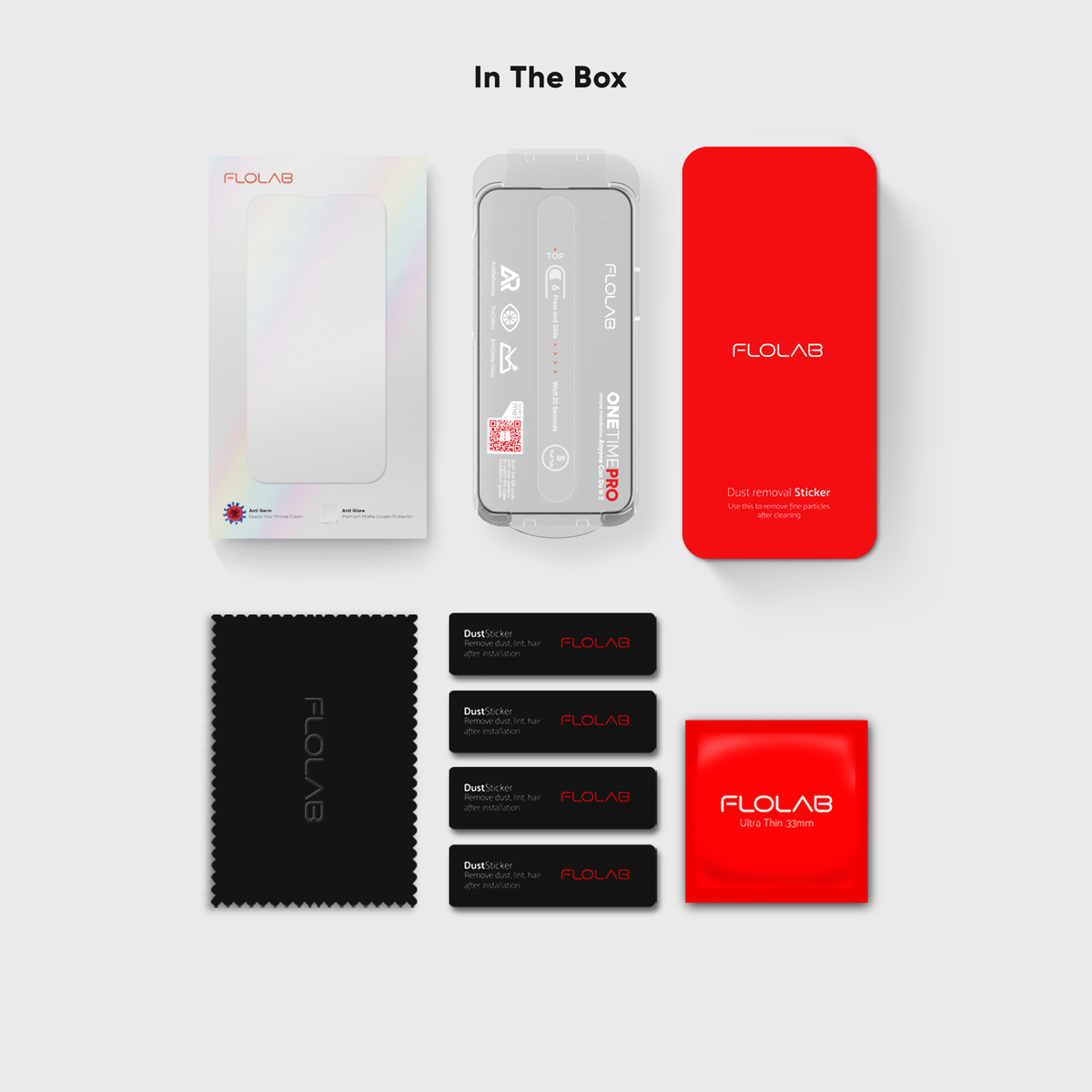 FLOLAB ONETIME PRO Matte Anti-Glare Infinity Edge Screen Protector – iPhone 15 Series