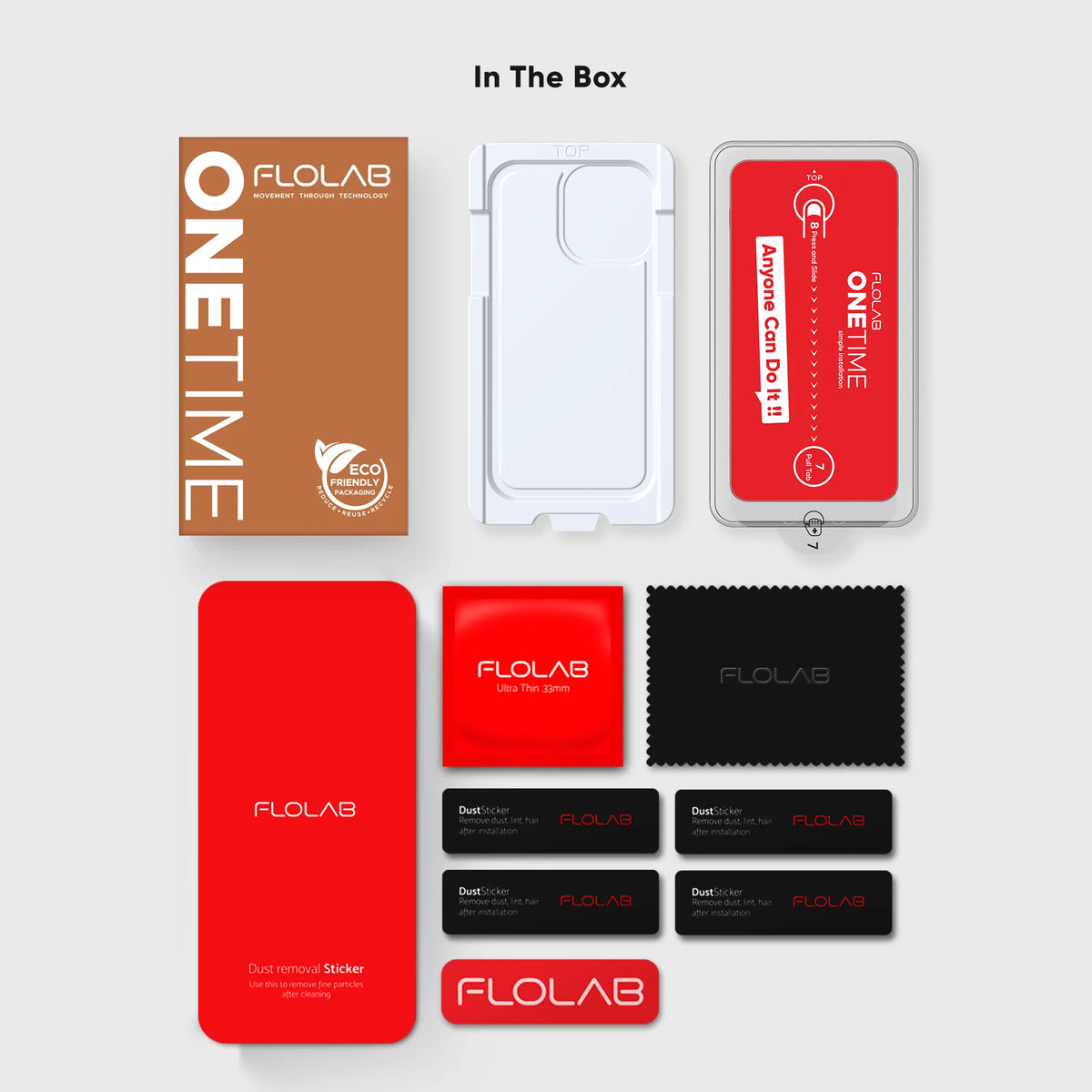 ONETIME NanoArmour for iPhone Privacy Screen Protector: Dust-Free Installation, Case Friendly, Maximum Privacy