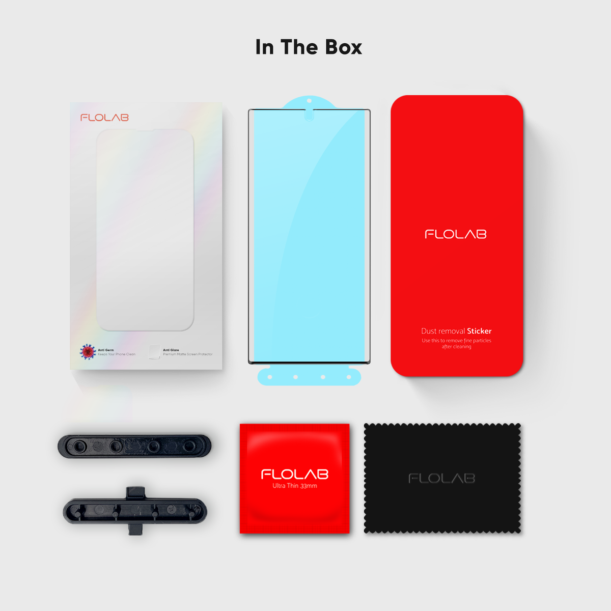 NanoArmour for Samsung Galaxy S23 Ultra Hybrid Screen Protector Anti Microbial