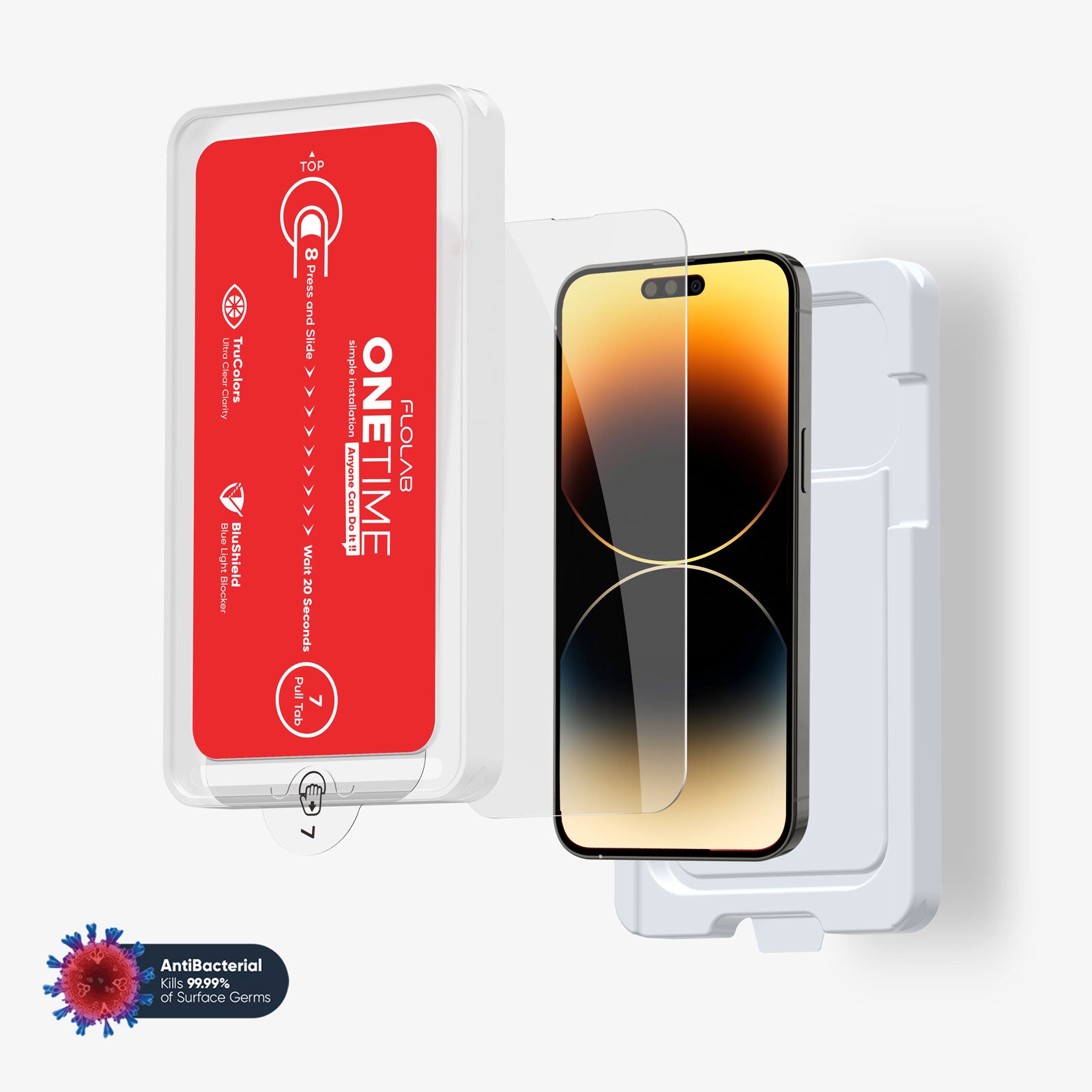 Get Anti-Blue Light Protection for iPhone with FLOLAB Screen Protector