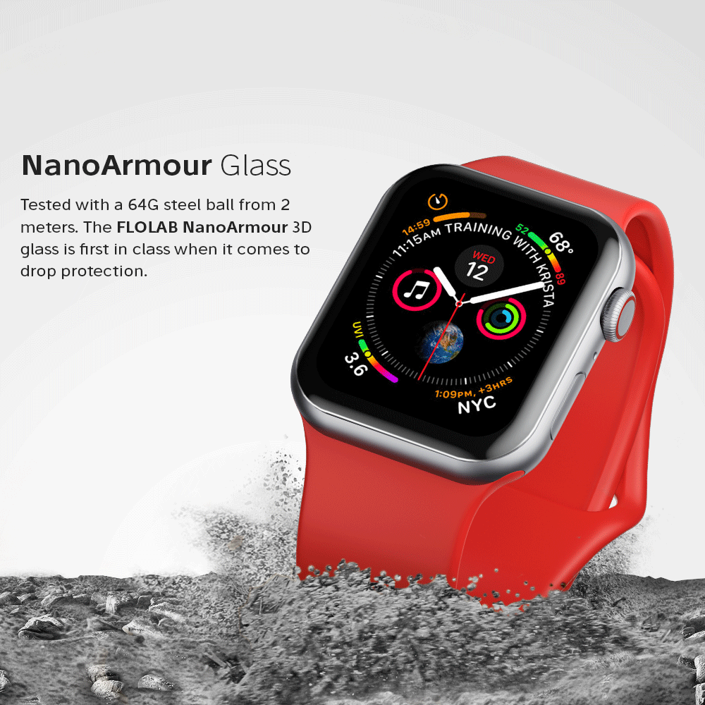 FLOLAB I Apple Watch Screen Protector Series 4 5