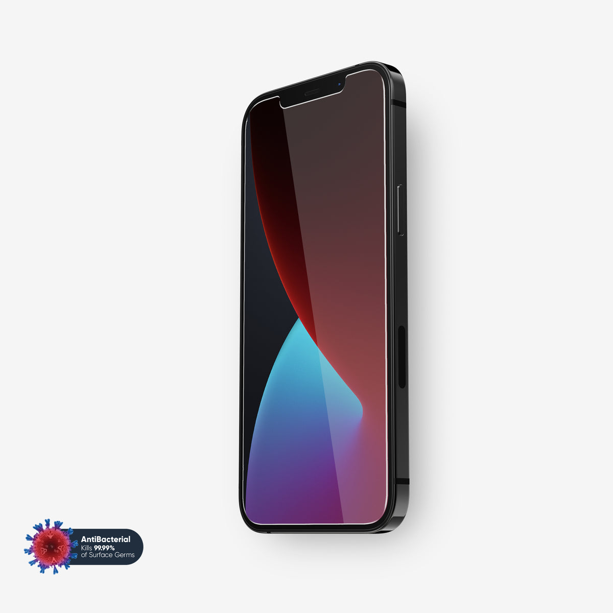 NanoArmour for iPhone 12 Pro Best Screen Protector Antimicrobial Case Friendly